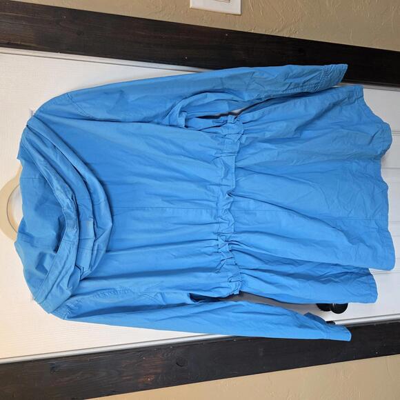 J.Crew Women's Blue Hooded Lightweight Jacket XL NWOT - Picture 6 of 9